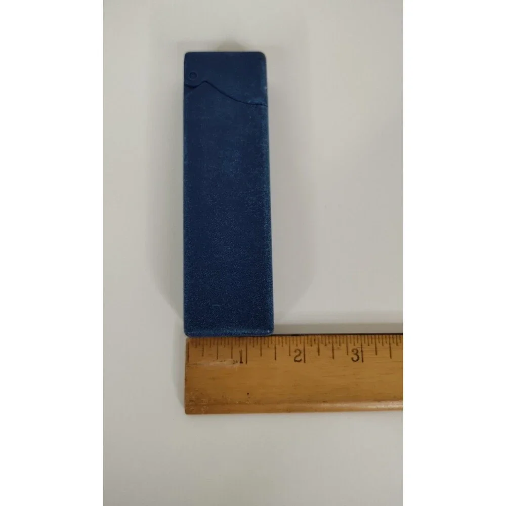 Vintage Tampax carrier case Blue